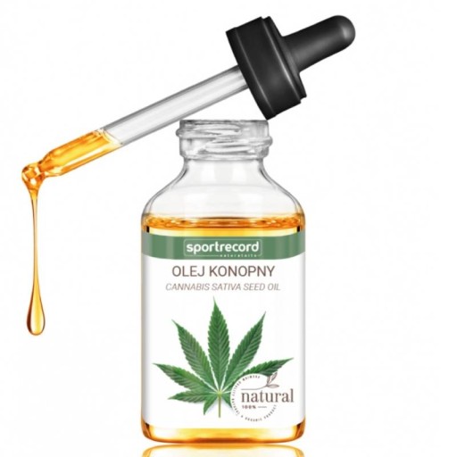 OLEJ KONOPNY naturalny 100% Olejek z konopii