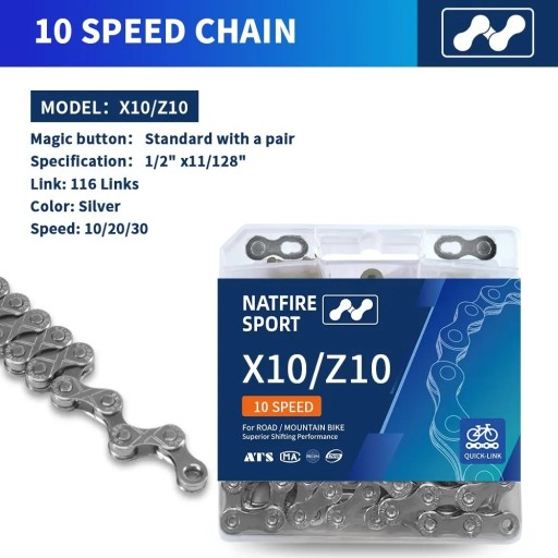 Bike Chain 6 7 8 9 10 11 12 Speed with Quick Chain Bicycle Chains Link MTB