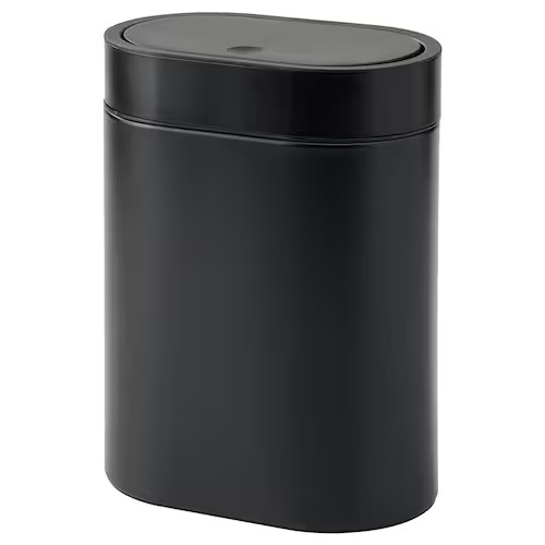 KOSZ NA ŚMIECI IKEA BROGRUND 4L. CZARNY
