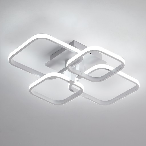 NOWOCZESNA LAMPA SUFITOWA LED ŻYRANDOL DO SALONU