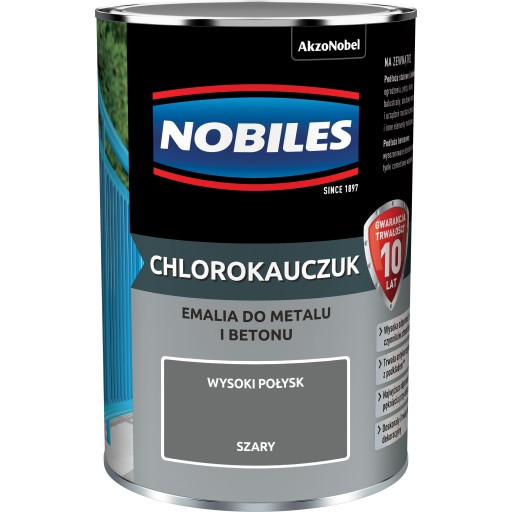 Nobiles chlorokauczuk 1L Szary