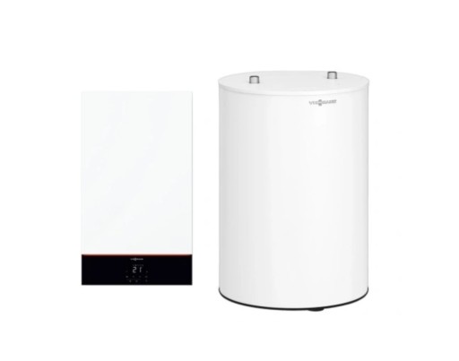 Pakiet Kociół Viessmann Vitodens 100-W 19kW B1HF z zasobniekiem 100l CUGA