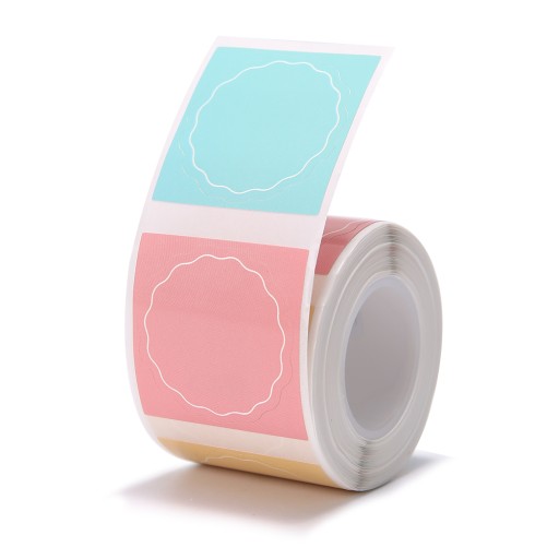 NIIMBOT Etykiety Naklejki Okrągłe 34mm KOLOROWE Seria B 200szt B21/B1/B3S