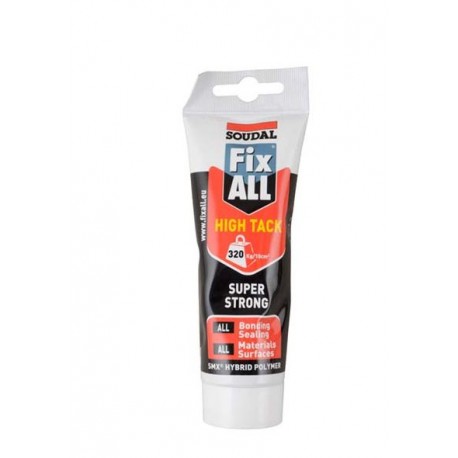 KLEJ MONTAŻOWY W TUBCE 125ML FIX ALL BIAŁY 320kg