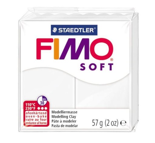 Masa termoutwardzalna FIMO Soft 57g biała 8020