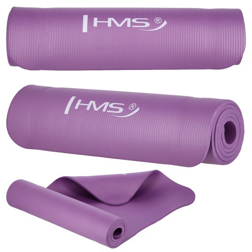 YM03 PURPLE MATA DO ĆWICZEŃ FITNESS YOGI GRUBA ANTYPOŚLIZGOWA GIMNASTYCZNA