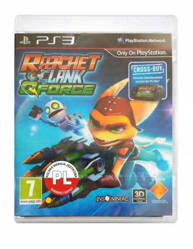 RATCHET AND CLANK: QFORCE ZAŁOGA Q PS3 / PO POLSKU