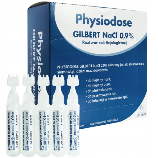 SÓL FIZJOLOGICZNA DLA NIEMOWLĄT NaCl 0.9% 5x5ml