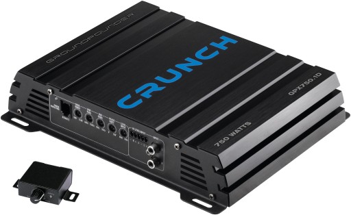 Crunch GPX750.1D Wzmacniacz samochodowy jednokanałowy mono pod SUBWOOFER