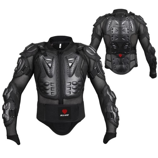 BUZER ZBROJA MOTOCYKLOWA ŻÓŁW OCHRANIACZE KURTKA