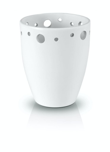 DONICZKA OSŁONKA CERAMICZNA BIAŁA STORCZYK OZDOBA