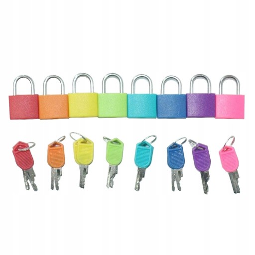 8x kluczowy Mini kłódka z kluczem Home &