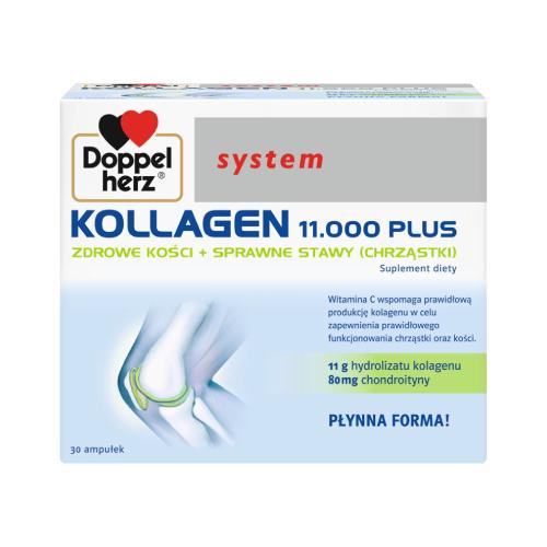 DOPPELHERZ System Kollagen 11.000 Plus, 30 ampułek