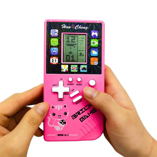 Gra elektroniczna Tetris konsola retro kieszonkowa