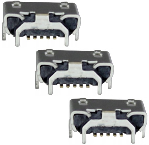 GNIAZDO ZŁĄCZE PORT ŁADOWANIA ZASILANIA MICRO USB 5pin+4pin UNIWERSALNE GPS