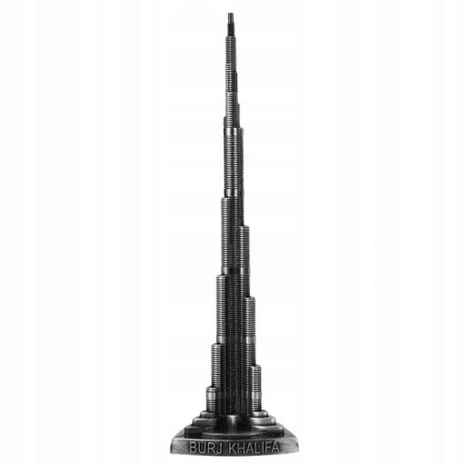 Burj Khalifa Tower Model Alloy miniaturowy Dubai