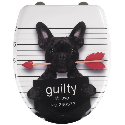 DESKA SEDESOWA WC wolnoopadająca GUILTY DOG WENKO