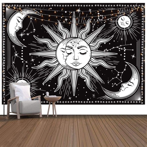 MANDALA INDYJSKA NA ŚCIANĘ GOBELIN
