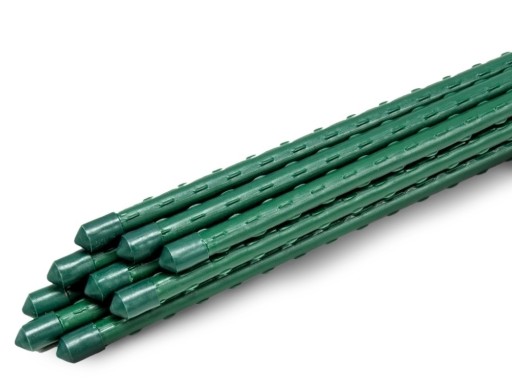 TYCZKA PCV Zielona do Pomidorów i Roślin 210cm