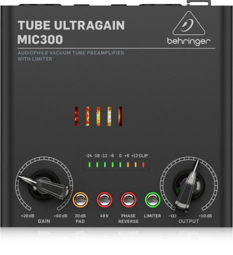 Behringer MIC300 - przedwzmacniacz mikrofonowy