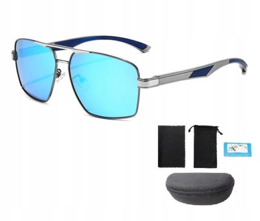 OKULARY PRZECIWSŁONECZNE AVIATOR POLARYZACJA UV400