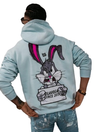 Bluza męska OLAVOGA BLAME MEN 2024 błękit - XL