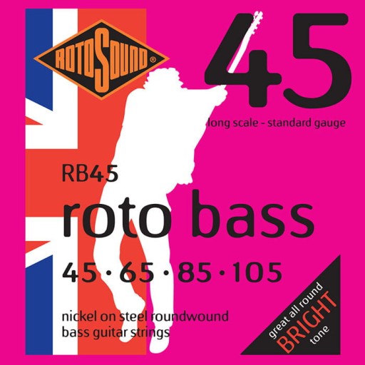 ROTOSOUND RB45 STRUNY DO GITARY BASOWEJ 45-105
