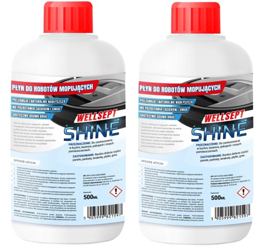 PŁYN DO ROBOTÓW MOPUJĄCYCH SPRZĄTAJĄCYCH 2x 500ml KONCENTRAT
