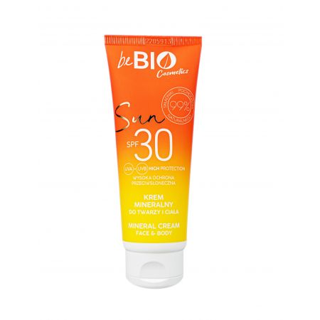 BeBIO Krem z filtrem mineralnym SPF 30 75 ml