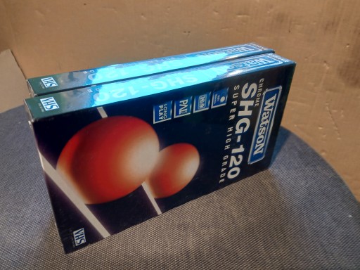 Kasety VHS 2szt. Watson SHG-120