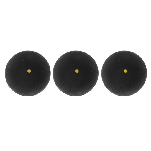 Pack of 3 Single Trainning Squash Balls for Practice Training