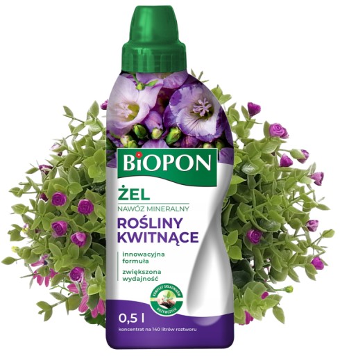 Nawóz do roślin kwitnących mineralny w żelu 500 ml