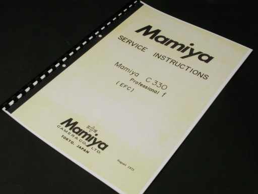 SERWISÓWKA Mamiya C330F Service Instruction UNIKAT