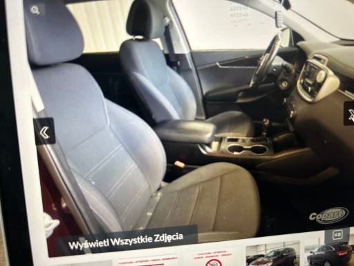 KIA SORENTO III 15-20 3.3 V6 , WNĘTRZE TAPICERKA FOTELE KOMPLET 7 OSÓB
