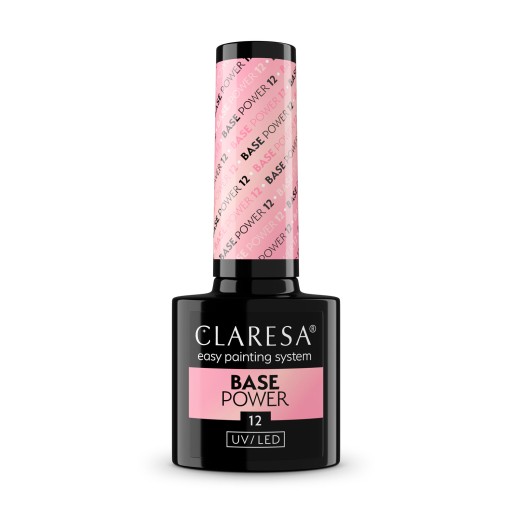CLARESA BASE POWER 12 Baza Bezkwasowa Do Paznokci 5g