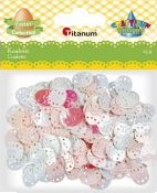 Konfetti Wielkanocne Pisanki, Jajeczka Ażurowe 12/15 mm - 15 g