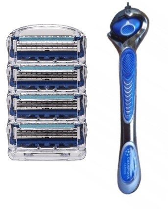 GILLETTE FUSION PROGLIDE 4 SZT. +FLEXBALL