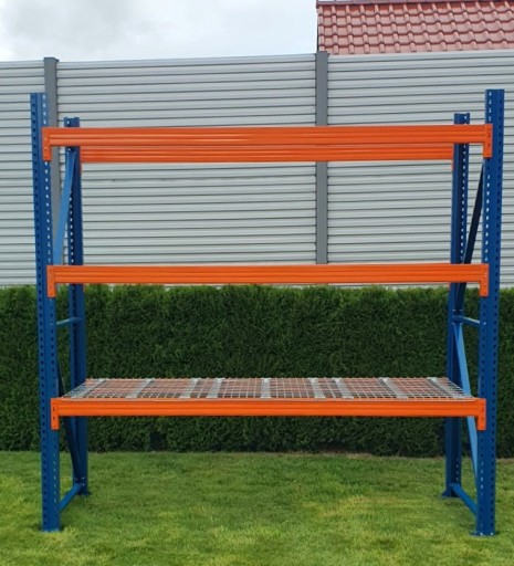 REGAŁ MAGAZYNOWY WYPEŁNIENIE Z SIATKI L-2,7m 3600kg