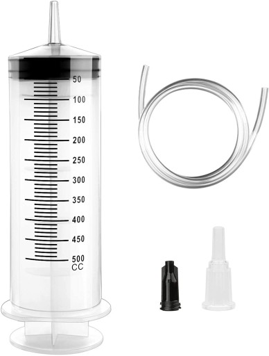 STRZYKAWKA CEWNIKOWA 500 ML Z WĘŻEM O DŁUGOŚCI 1 M