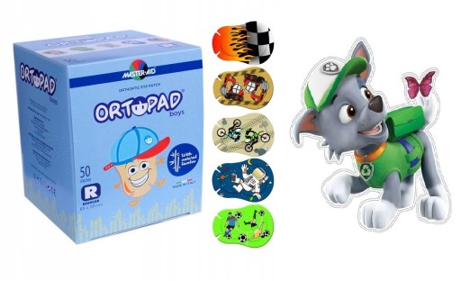 Ortopad Duży Wzór Boy Regular Plaster Na Oko