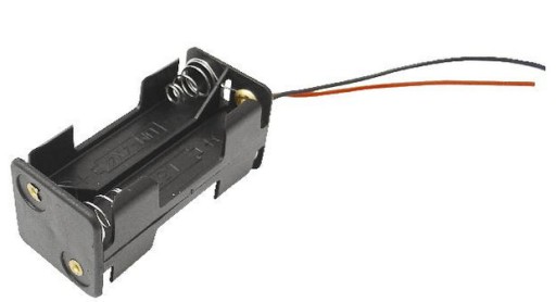 Koszyk na baterie 4xAAA (cienkie paluszki) 6V