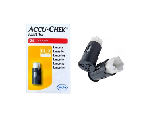 LANCETY IGŁY | ACCU-CHEK | FASTCLIX - 42 szt. (7 BĘBENKÓW)