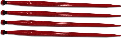 4x ZĄB ŁADOWACZA PROSTY 810 mm CHWYTAKA KROKODYLA