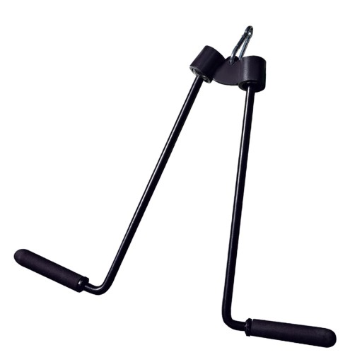 Wytrzymały uchwyt do ćwiczeń na triceps Podwójny uchwyt do ćwiczeń mięśni pleców Kabel do ćwiczeń