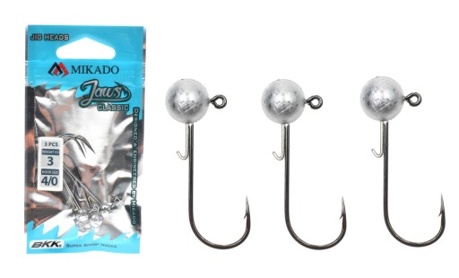 GŁÓWKA JIGOWA JAWS MIKADO CLASSIC 10 g / 1/0 SPIN