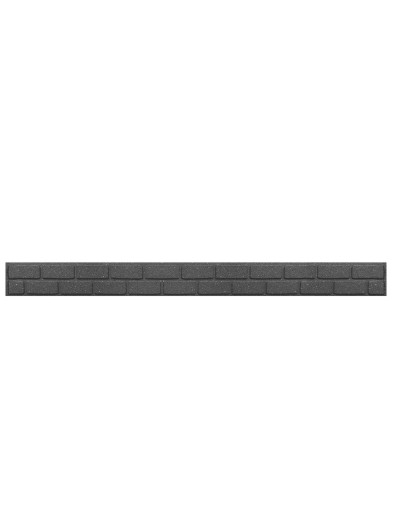 Obrzeże ogrodowe palisada Bricks 9 cm szary