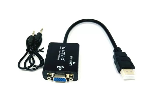 PRZEJŚCIÓWKA HDMI SAVIO VGA