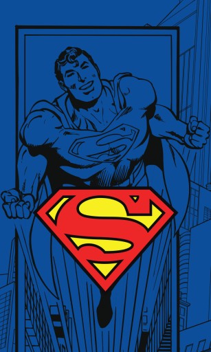 SUPERMEN RĘCZNIK DO RĄK DO PRZEDSZKOLA 30X50