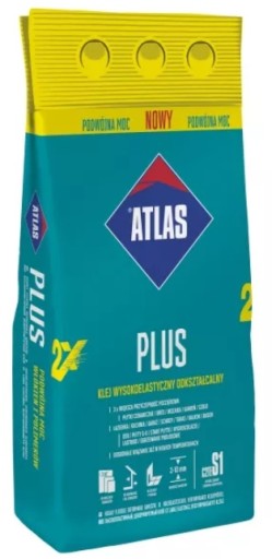 ATLAS PLUS KLEJ wysokoelas. do płytek C2TE S1 5KG