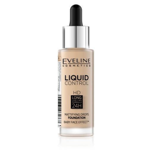 Eveline Cosmetics Liquid Control HD Long Lasting Formula 24H podkład do twa